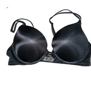 Victoria's Secret Very Sexy Black Push Up Underwire Bra Size 34C